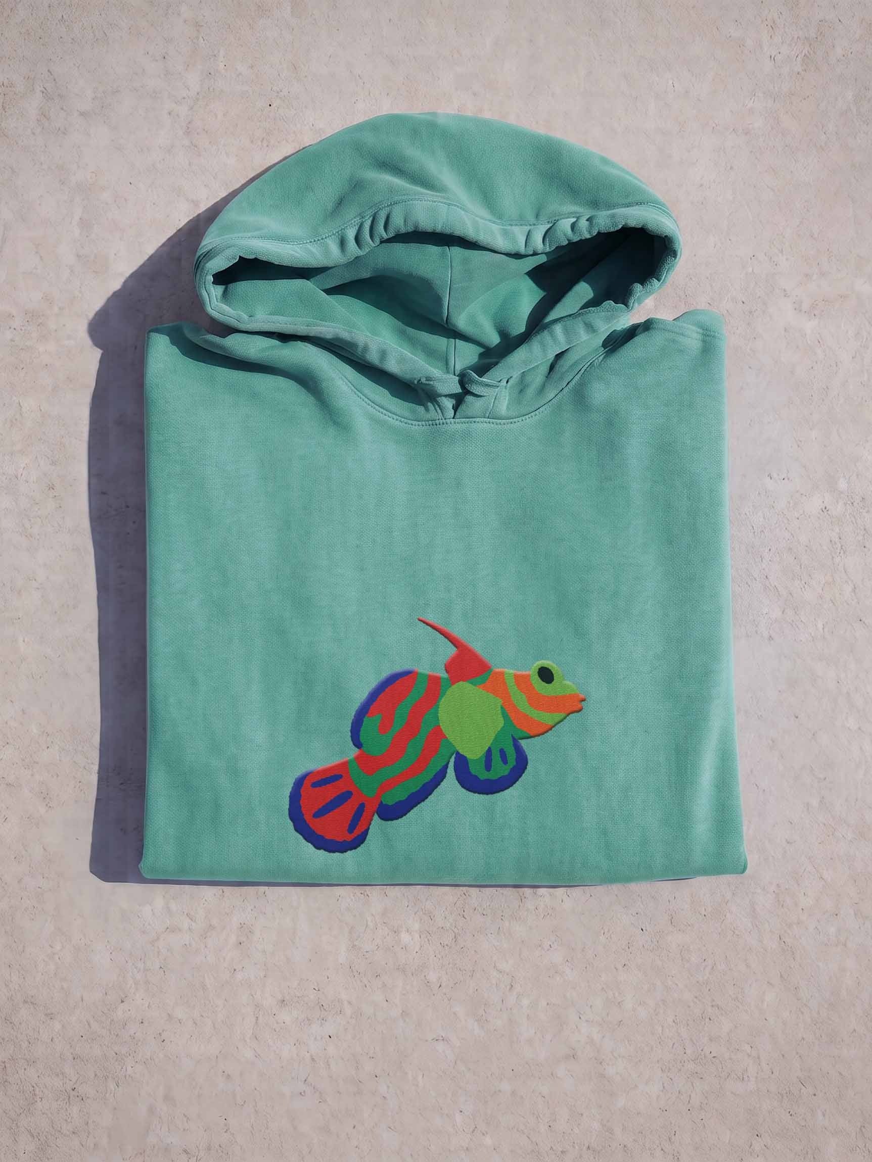 Mandarin Dragonet Embroidered Hoodie | Saltwater Reef Aquarium & Ocean Lover Apparel product image (1)