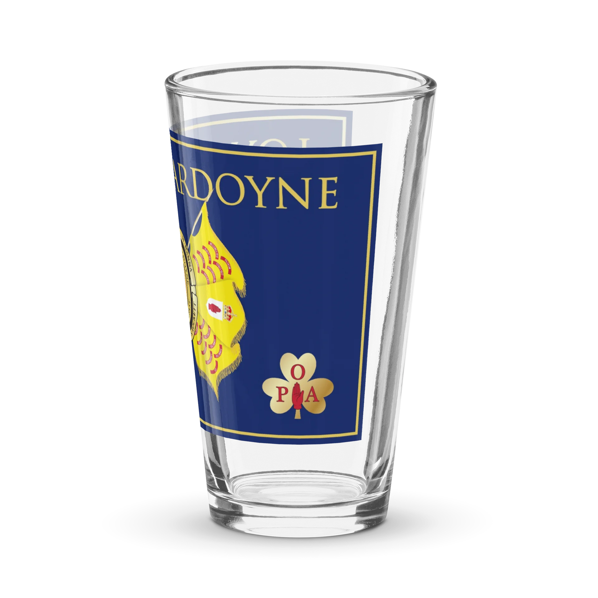 Loyalist Ardoyne Crest Shaker Pint Glass product image (4)