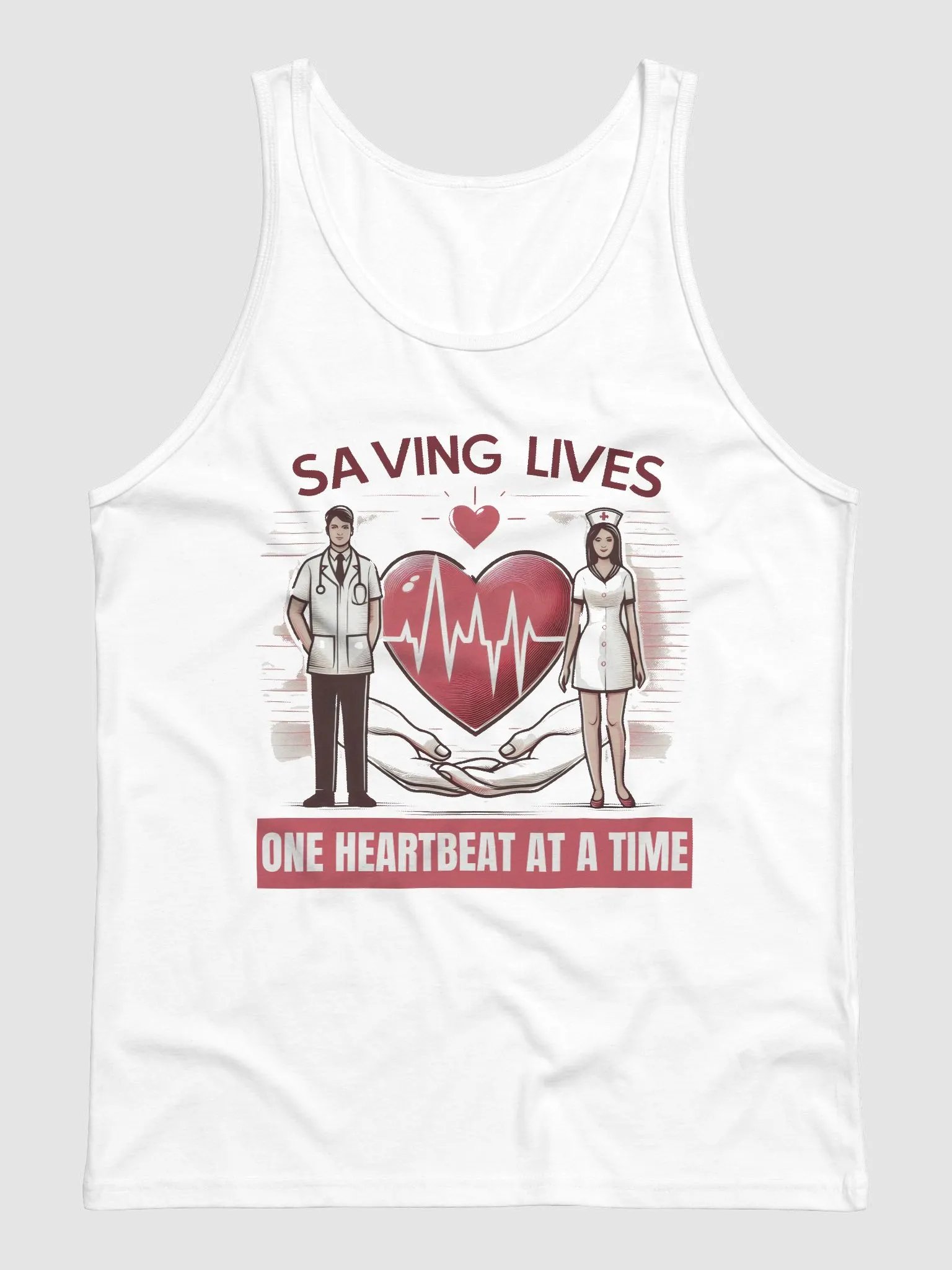 One Heartbeat at a Time Tank product image (1)