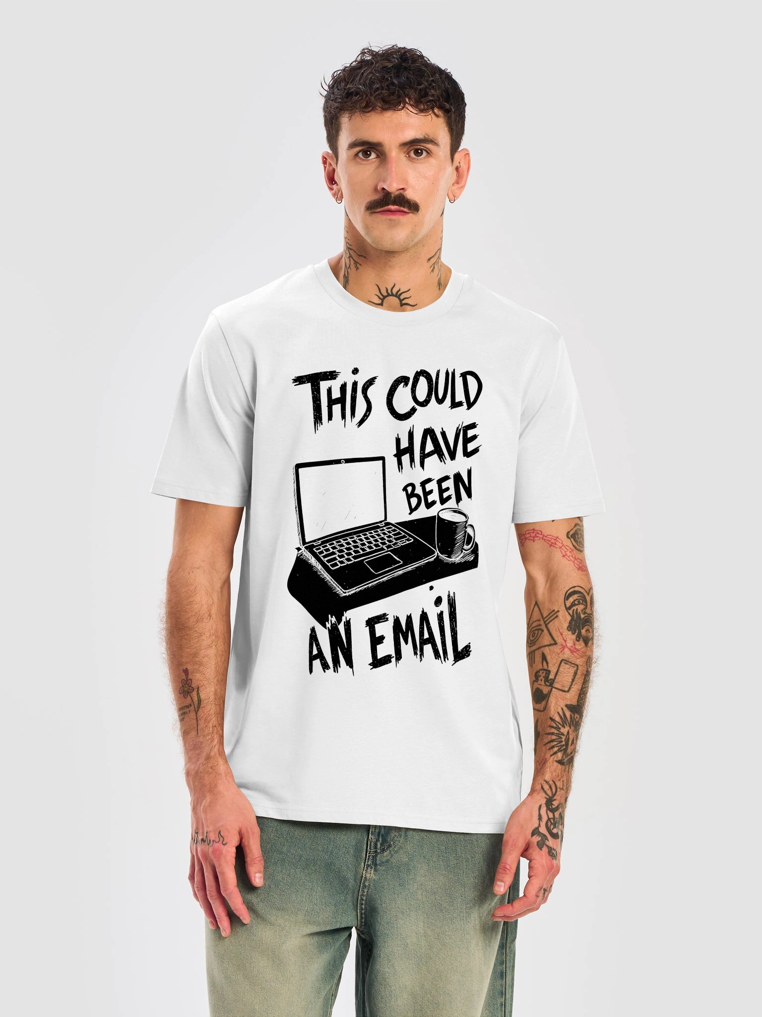 This Could Have Been An Email – Funny Office Humor - Light Colors - Unisex Organic T-Shirt product image (1)