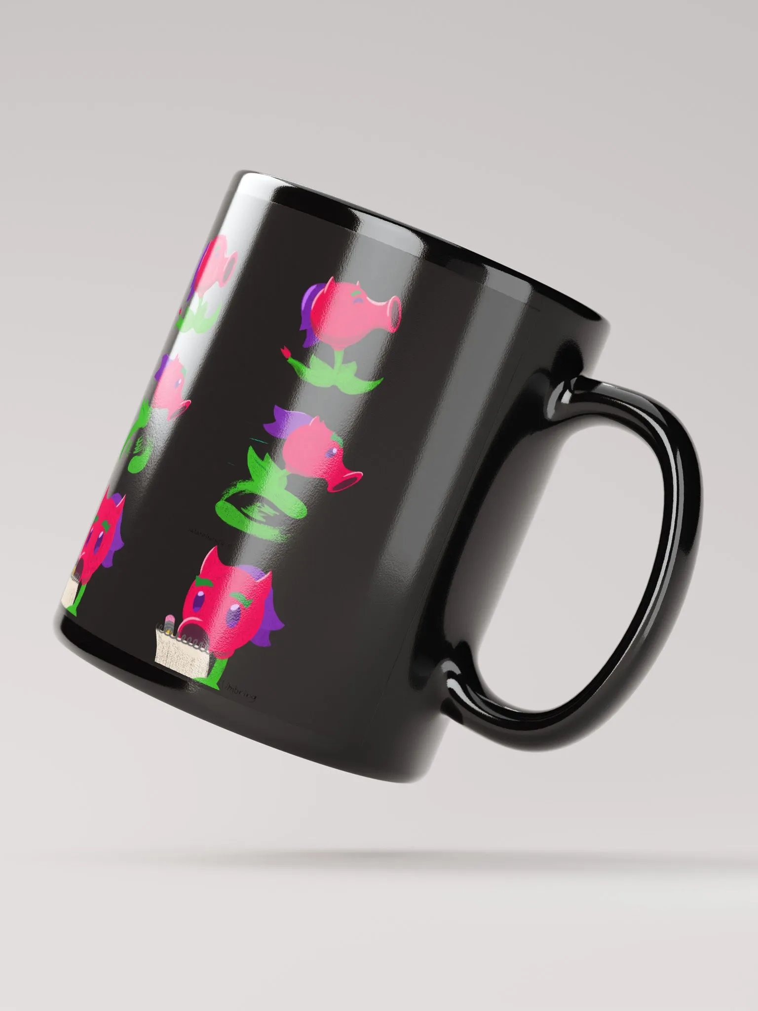 Spicy Pea Animation Mug - Black product image (2)