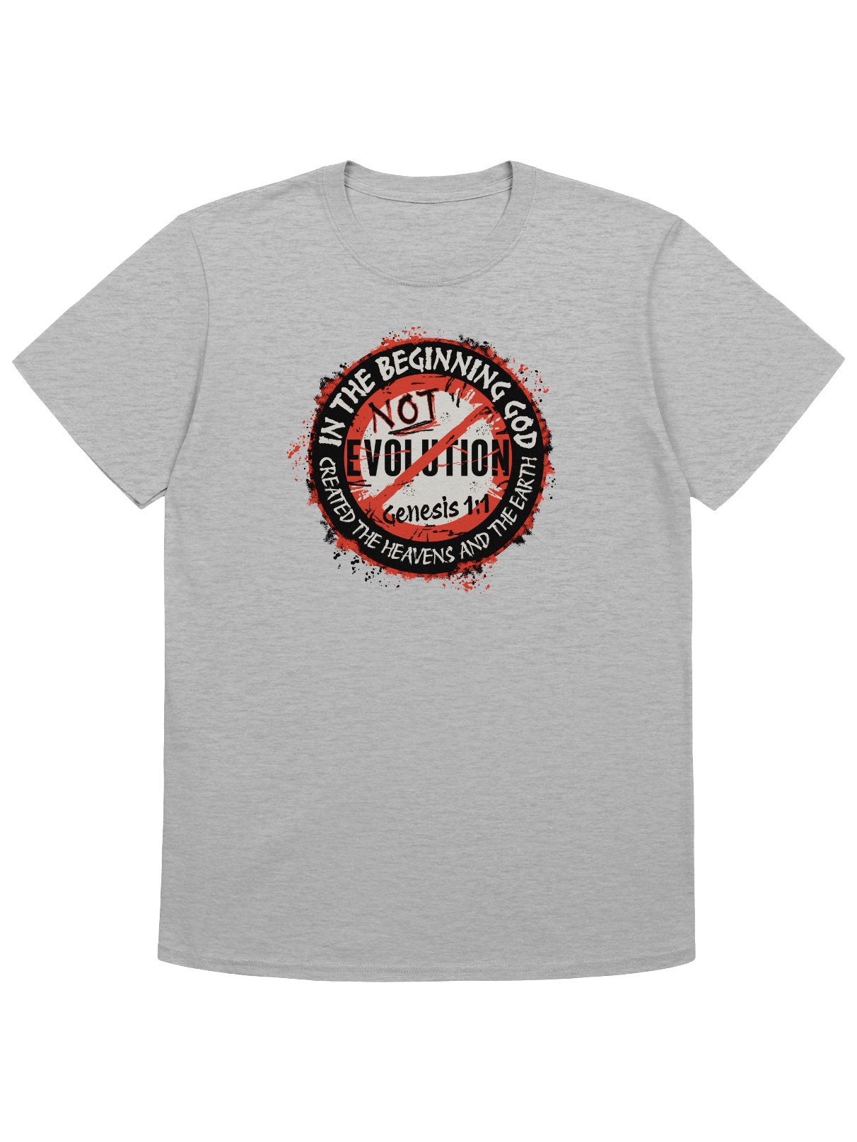 In The Beginning God, Not Evolution T-Shirt product image (1)