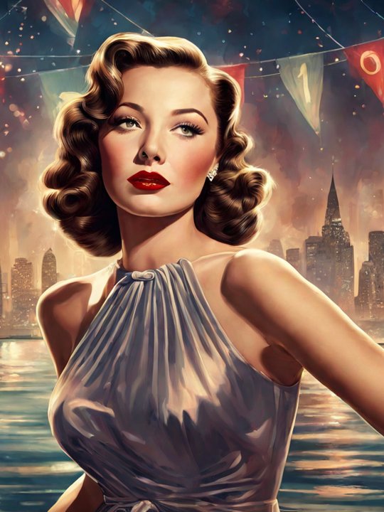 Dive into Nostalgia: 1940s Vintage Swing Music Bliss (5120 x 2880 px background image) product image (1)