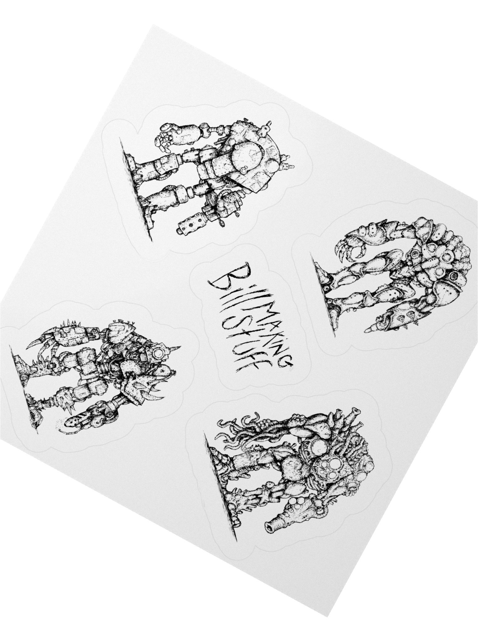 Bill Making Stuff Vinyl Sticker Set 2 product image (2)