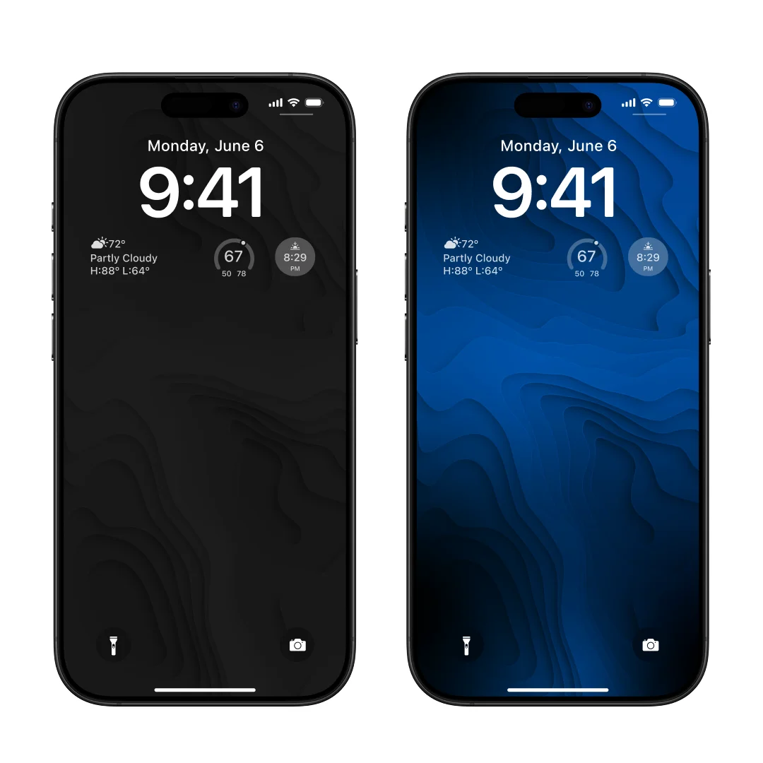 Gradient Topography Wallpaper Pack product image (4)