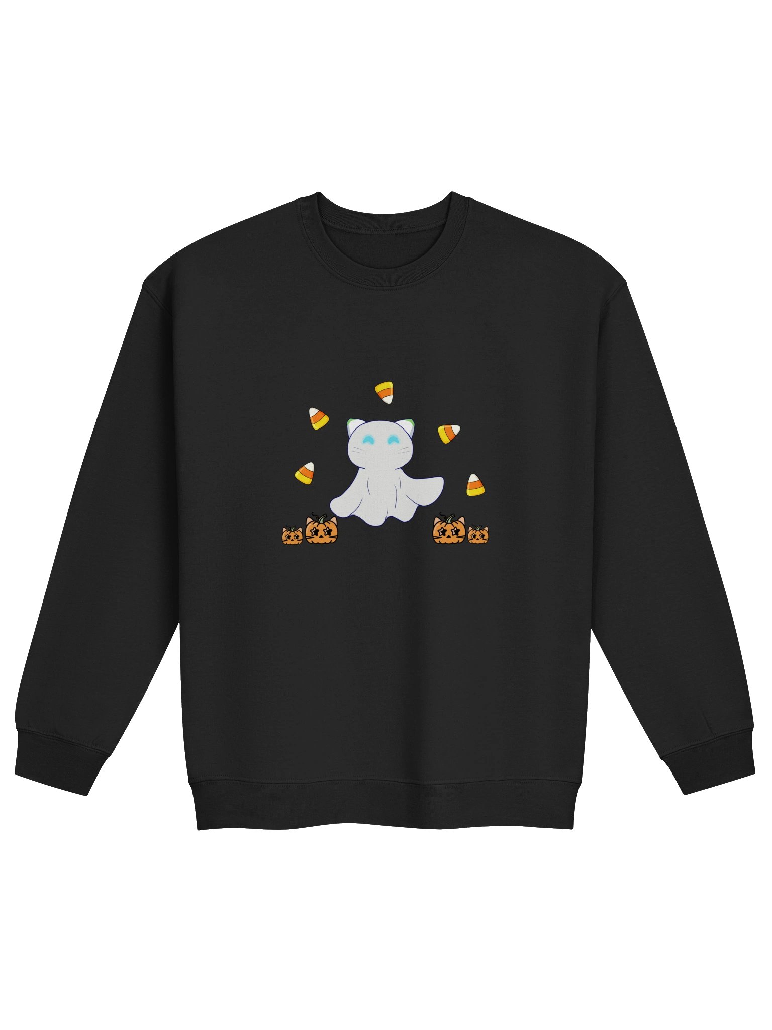 Ghost Catbot Pumpkin Patch Crewneck product image (1)