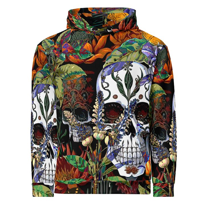 Fiesta de los Ancestros (Festival of the Ancestors) Eco-Friendly Canvas Hoodie product image (1)