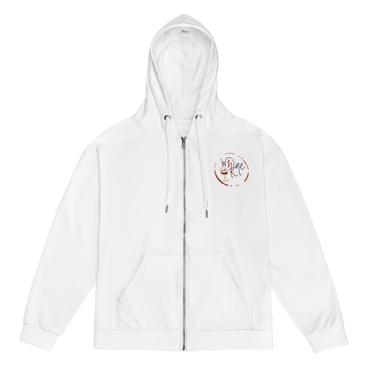 Whine with HR Hoodie, White product image (1)