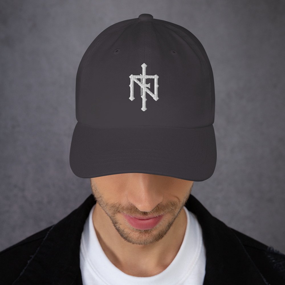 NEXUS FIDEI Dad Hat (Dark Grey) product image (5)