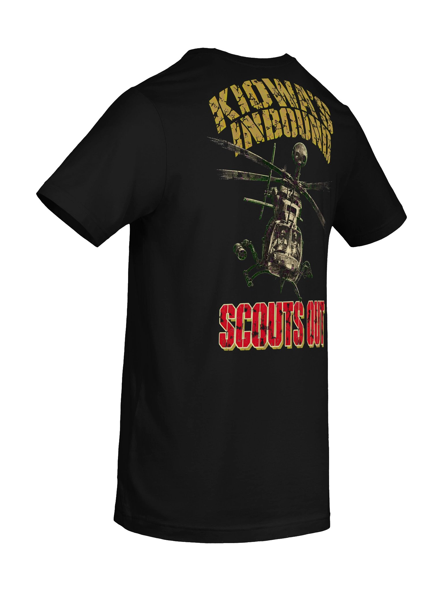 Scouts Out OH-58D Kiowa Warrior Armed Scout Air Cav Tee product image (50)