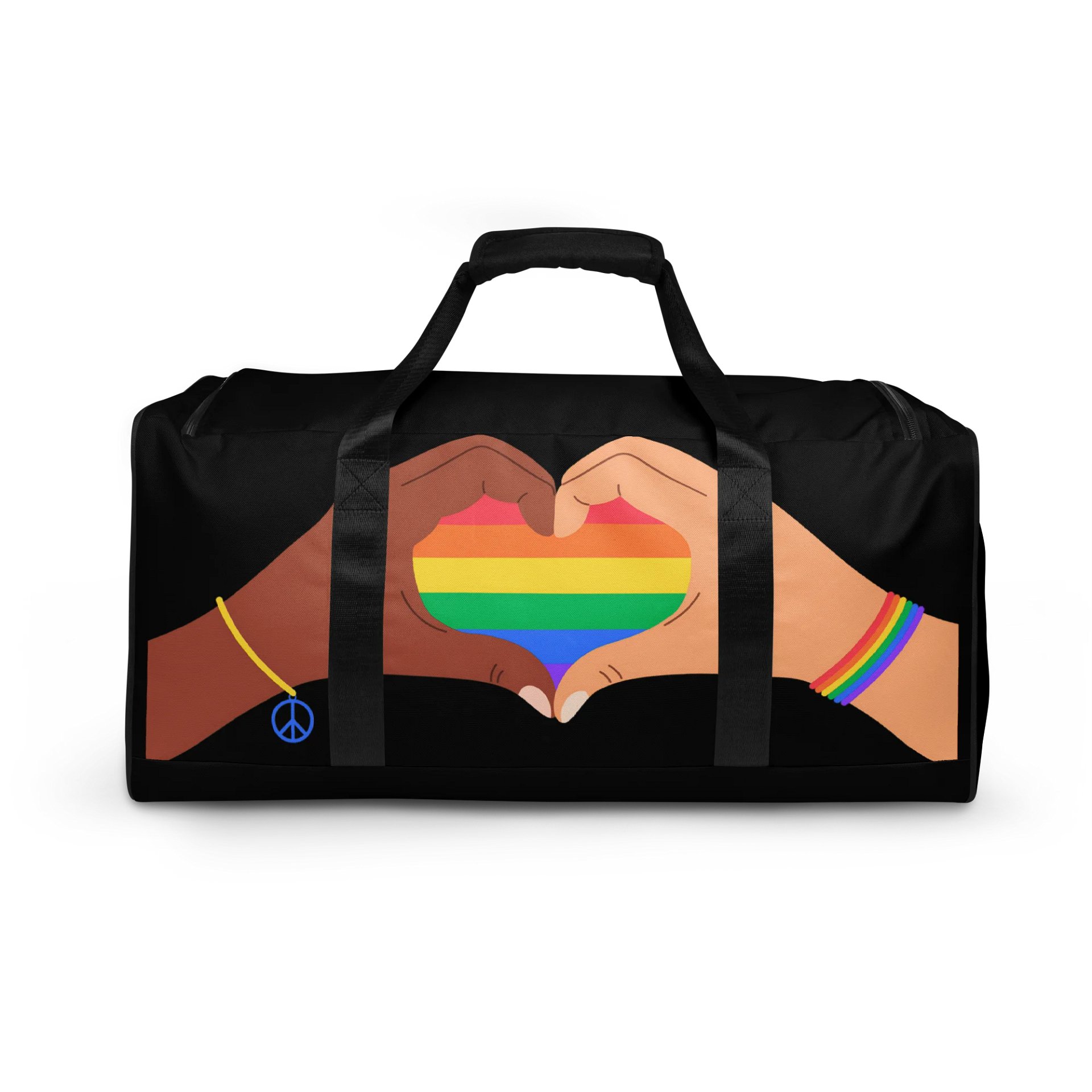 Pride Heart All-Over Duffle Bag product image (4)