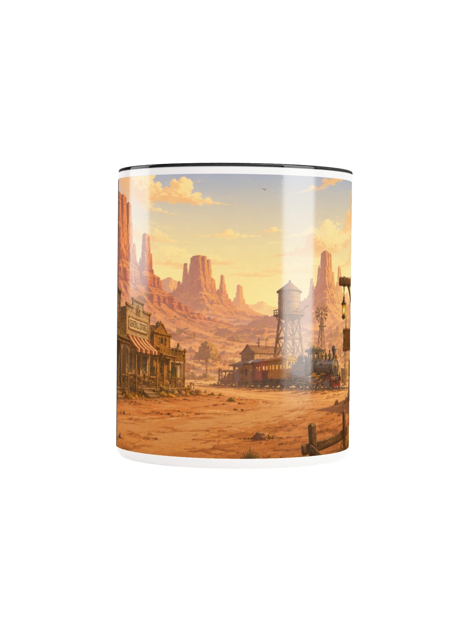 Wild West Town Color-Inside Mug product image (51)