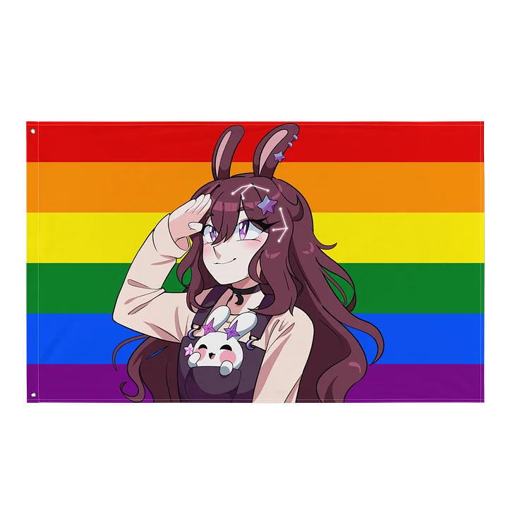LGBTQIA+ Pride Flag - featuring Yuwuna! product image (1)
