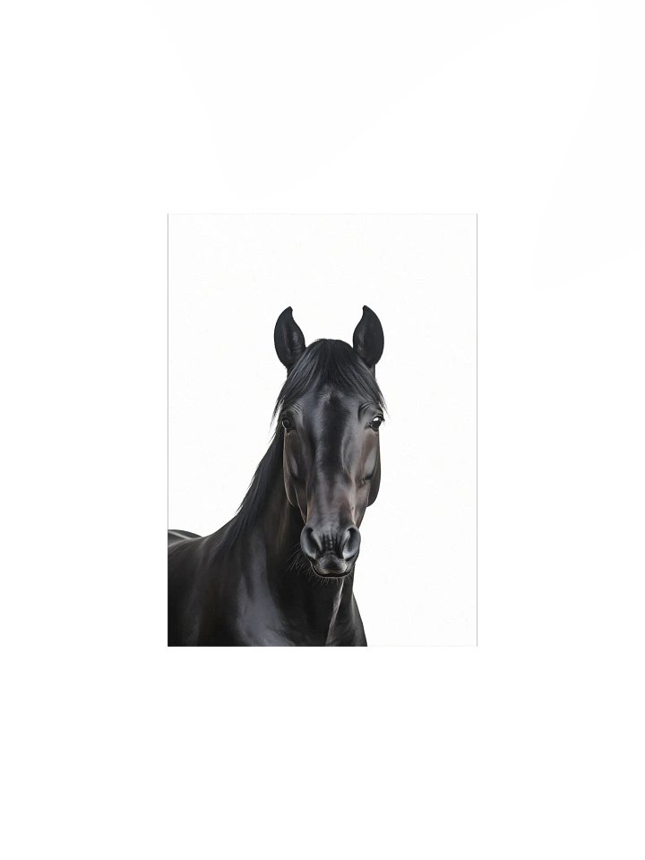 Farm Animal Black Horse Wall Art product image (2)