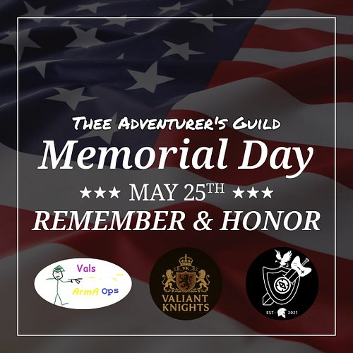 🦅 MEMORIAL DAY 2026 🦅

Community Members, Community Supporters, Customers, and Fans of our Talent,

Today, we take a moment t...
