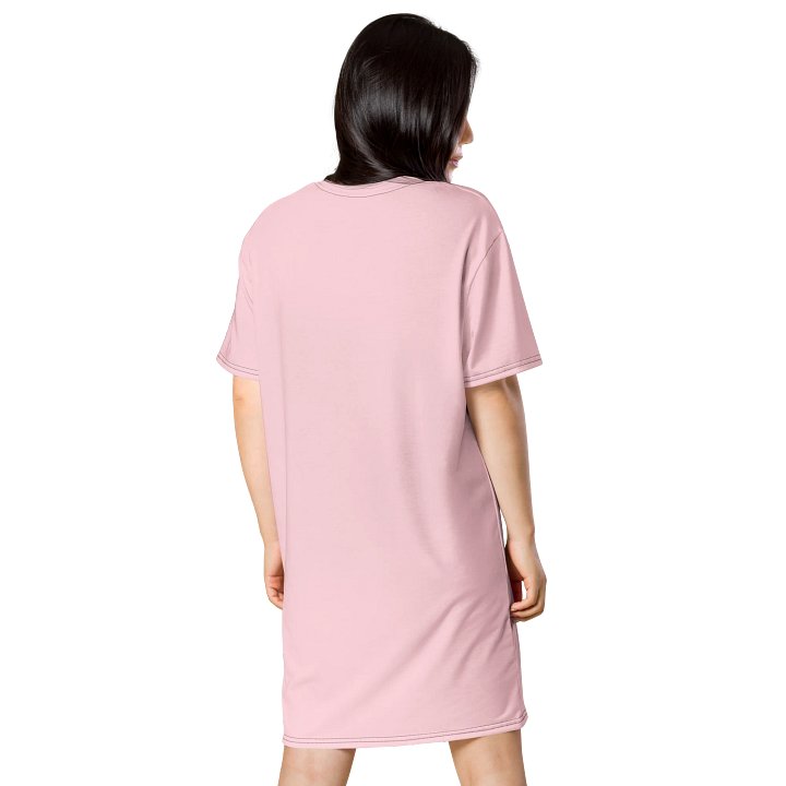 Oversized T-Shirt Dress - Soft Pale Pink 2, Sizes 2XS-6XL product image (2)