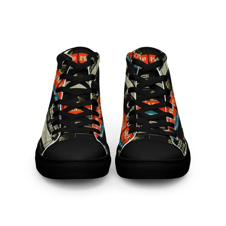 Picasso Art Poster Men's Canvas High Tops product image (1)