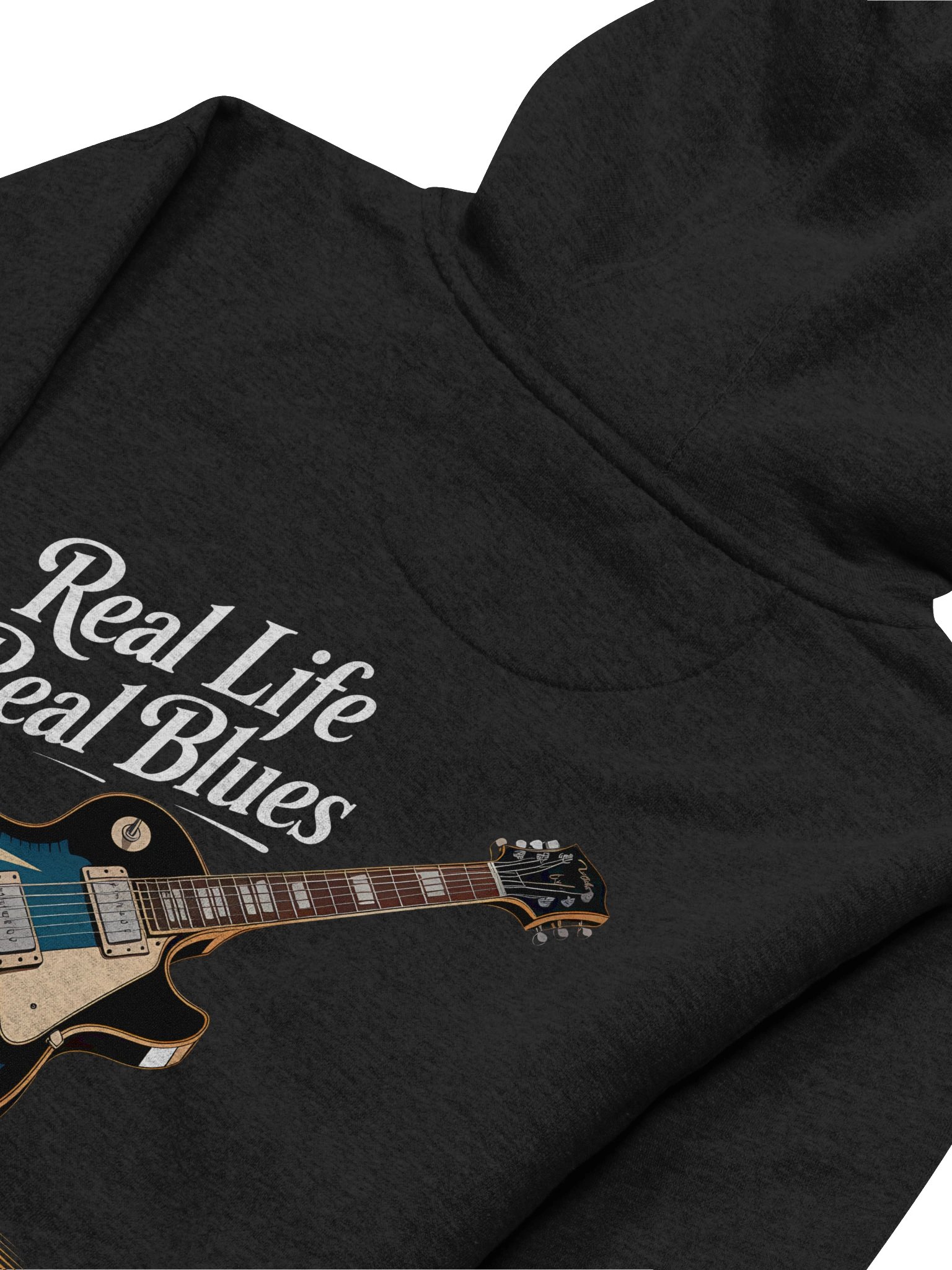 Real Life, Real Blues – Premium Hoodie (The Slogan Series) product image (4)