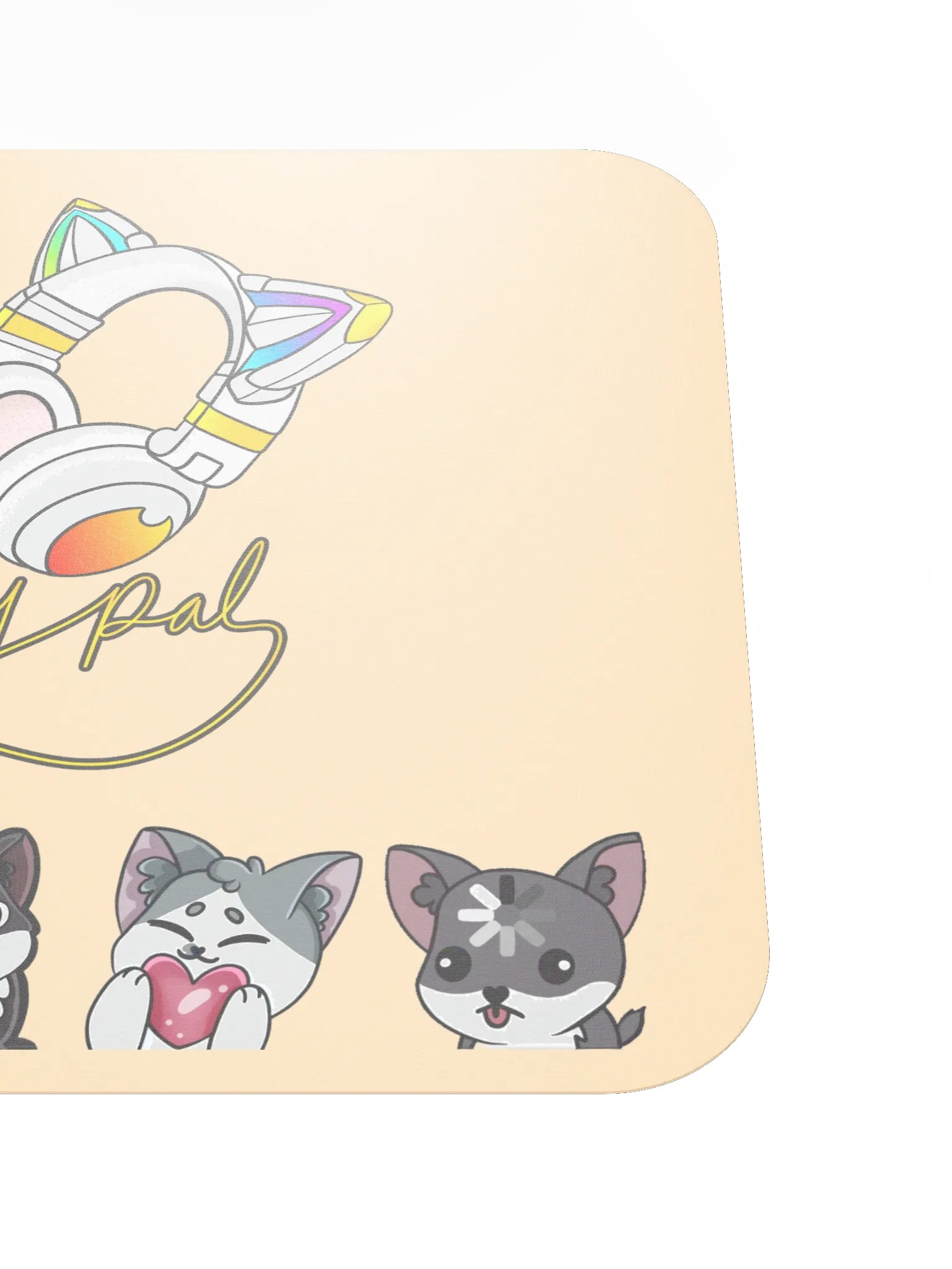 Logo & Kitties Mouse Pad product image (5)