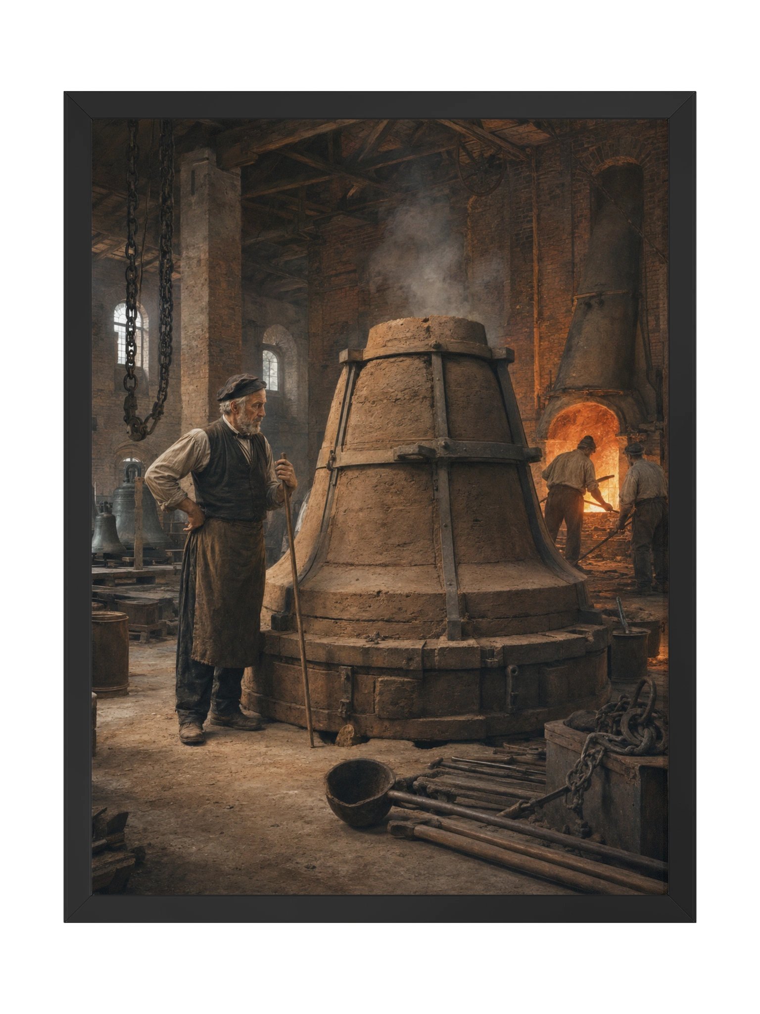 Il Fonditore di Campane — Framed Matte Art Print product image (1)