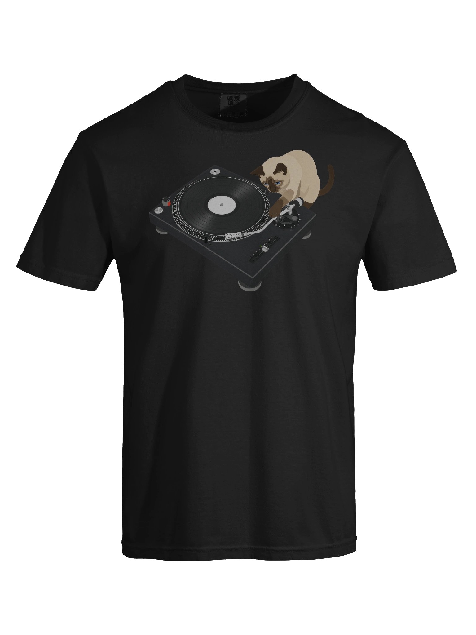 DJ Turntable Siamese T-sirt product image (1)