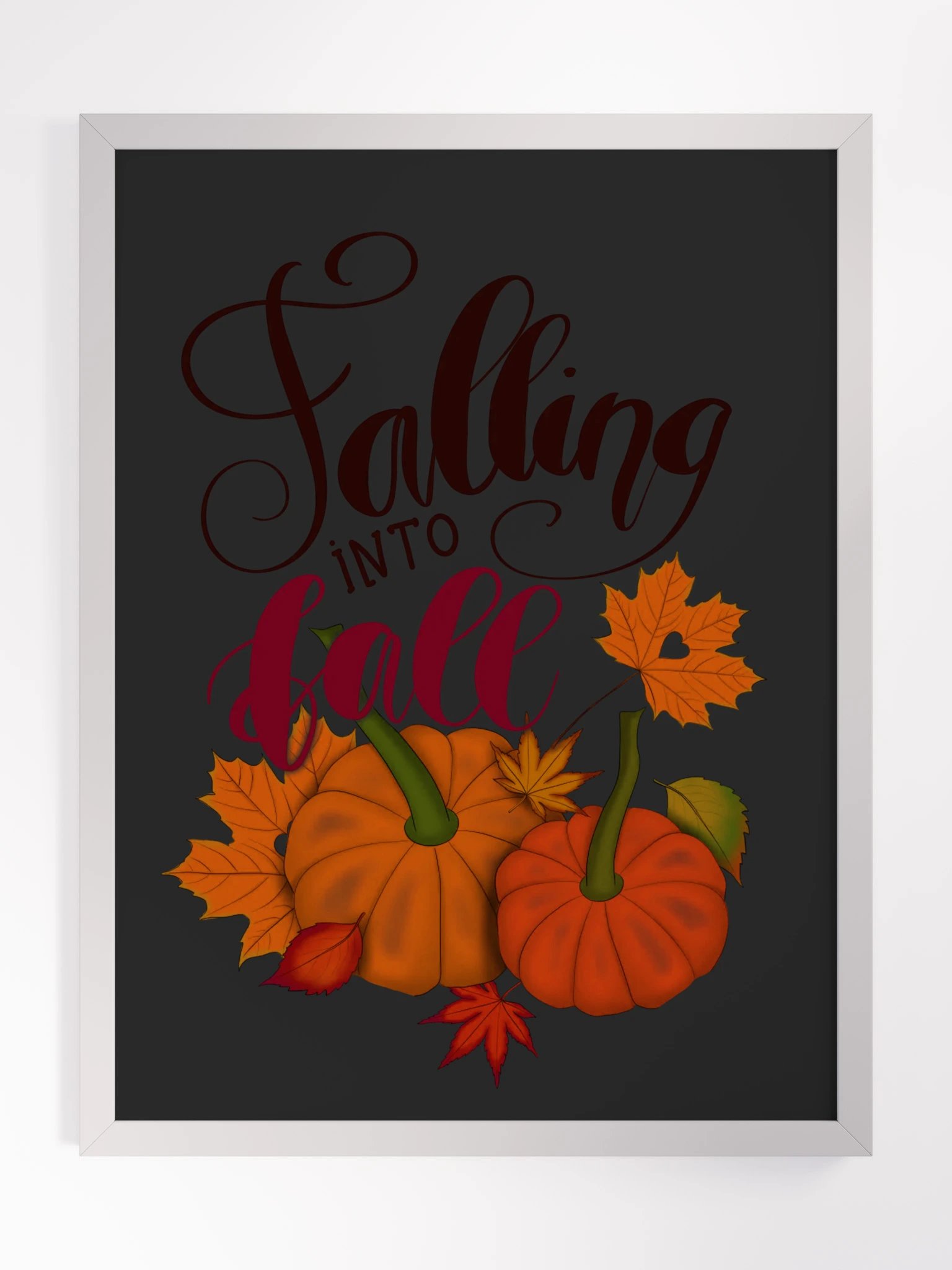 Peace Within Falling Into Fall Framed Poster product image (31)