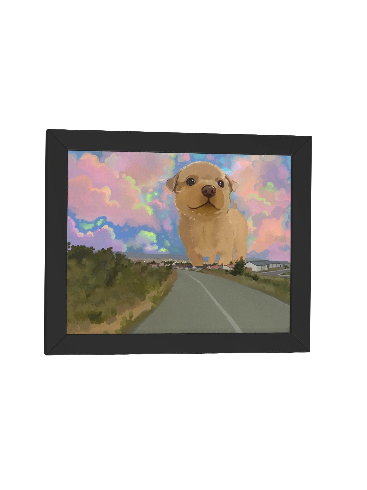 Giant dog framed poster product image (1)
