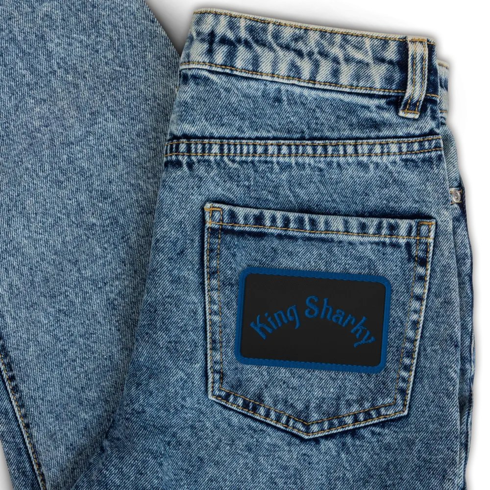 King Sharky Embroidered Patch product image (4)