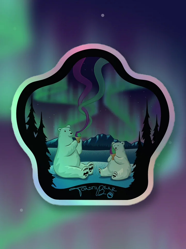 Aurora Swirl - Holo Sticker product image (1)