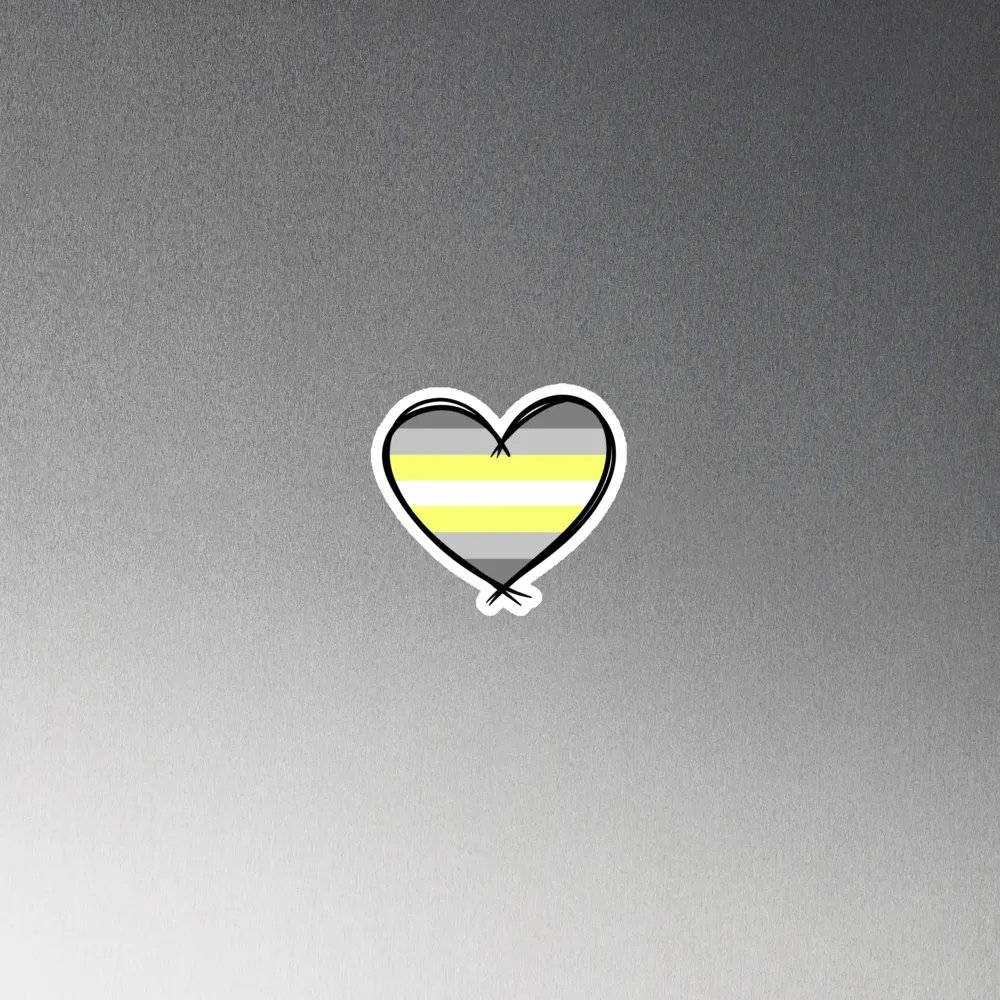 Demigender Pride Magnet product image (4)