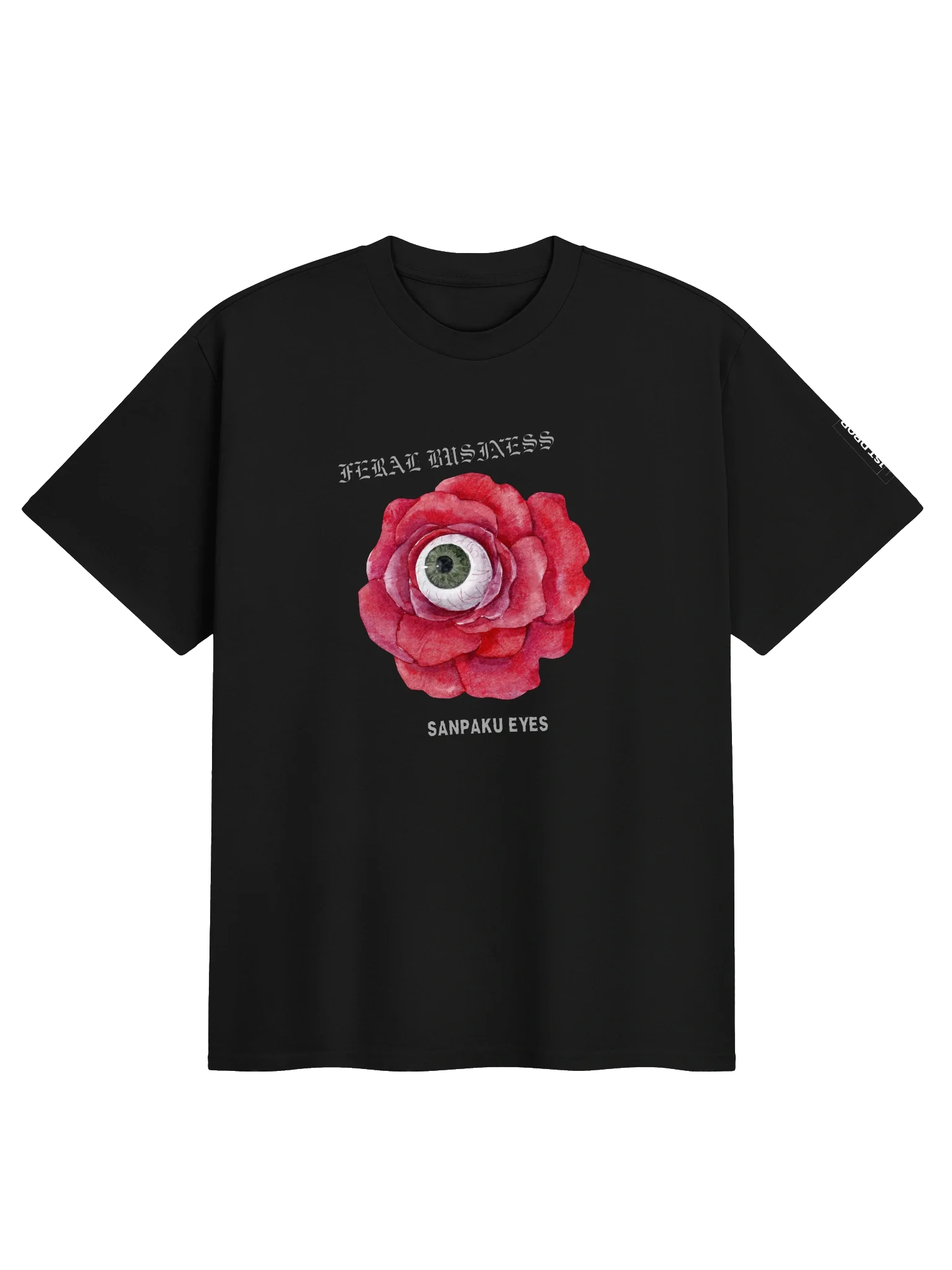 Feral Business - Sanpaku Eyes T-shirt — view 2