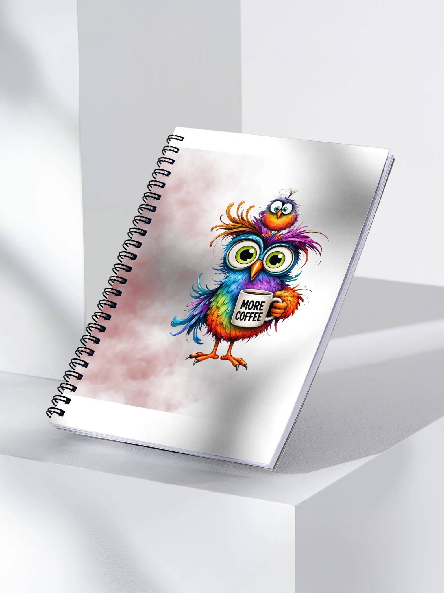 More Coffee Owl Spiral Journal product image (3)