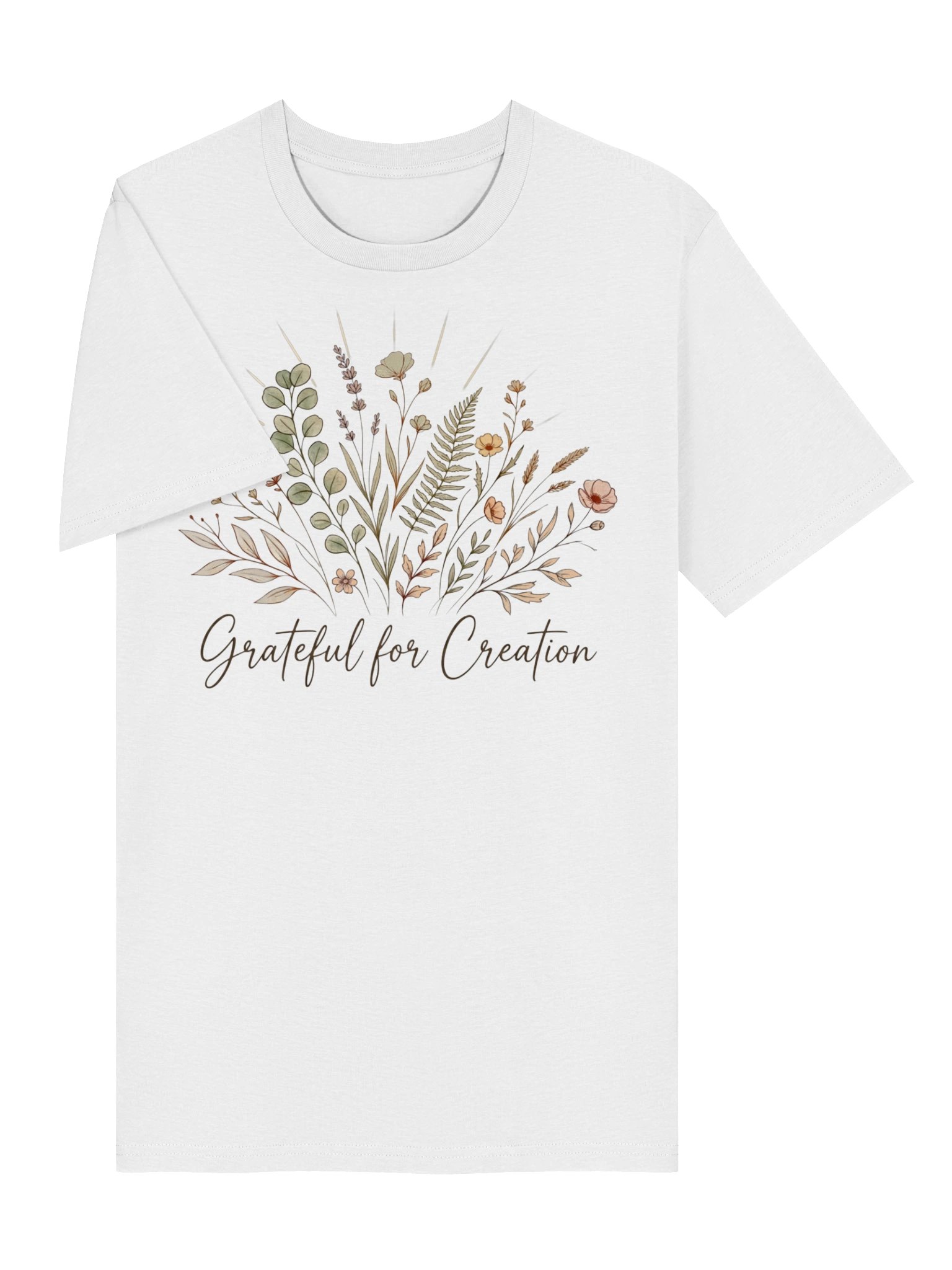 Grateful for Creation – Creation Care Faith Organic Cotton T-Shirt product image (48)