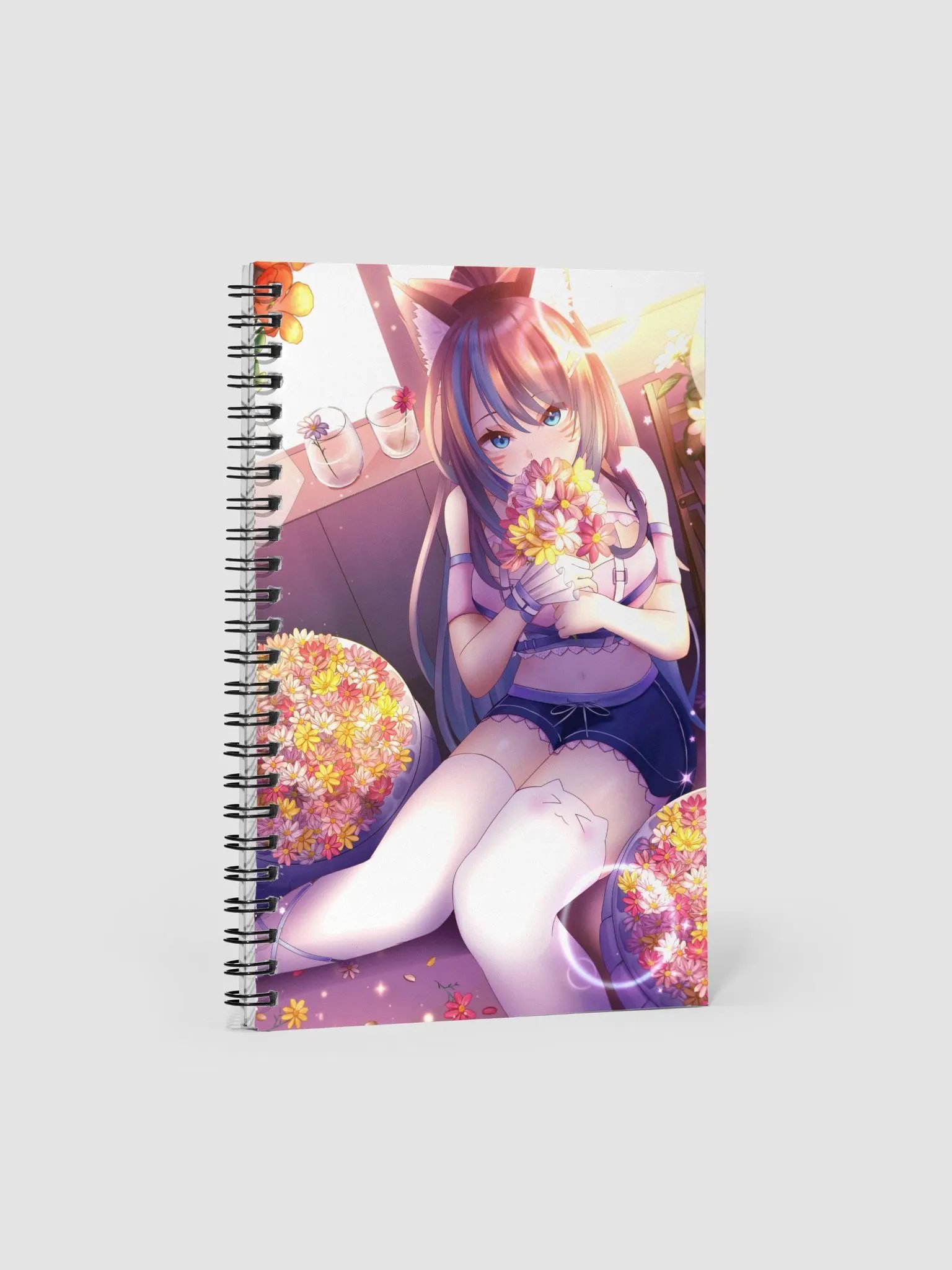 Waves spiral notebook product image (1)