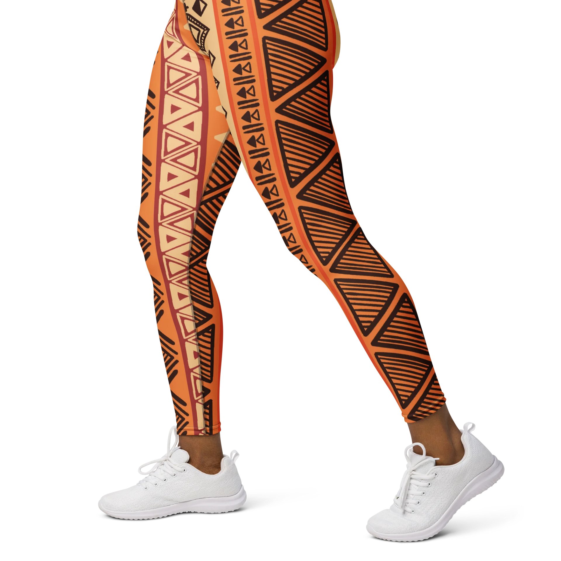 'Philius Apparel' Terra Cotta Kinte workout Leggings product image (3)