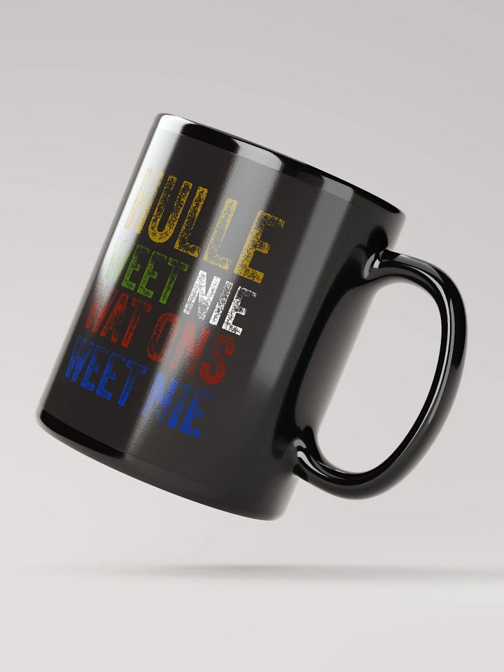 Hulle weet nie wat ons weet nie Black Glossy Mug product image (2)