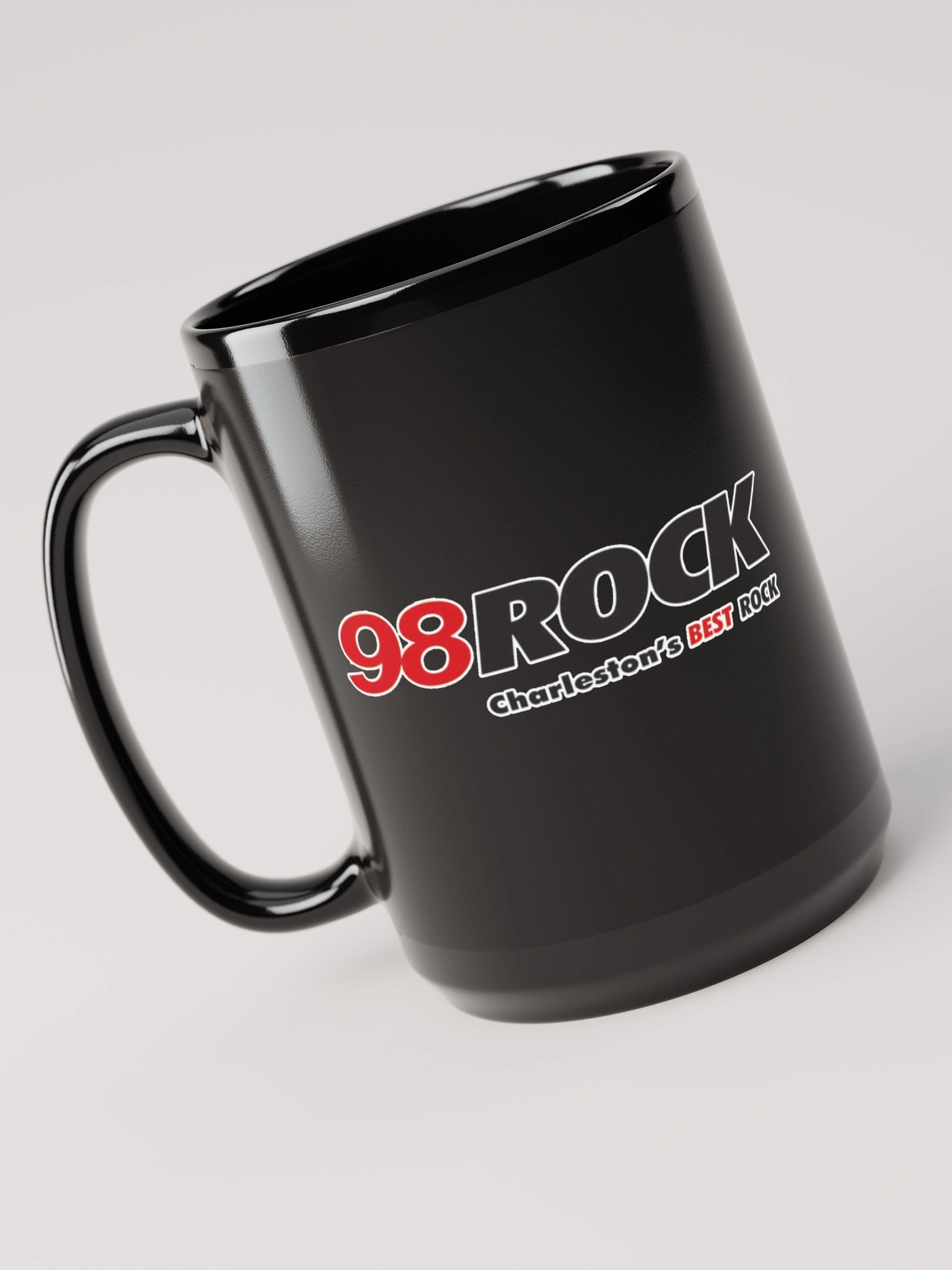 98 Rock black coffee mug product image (3)
