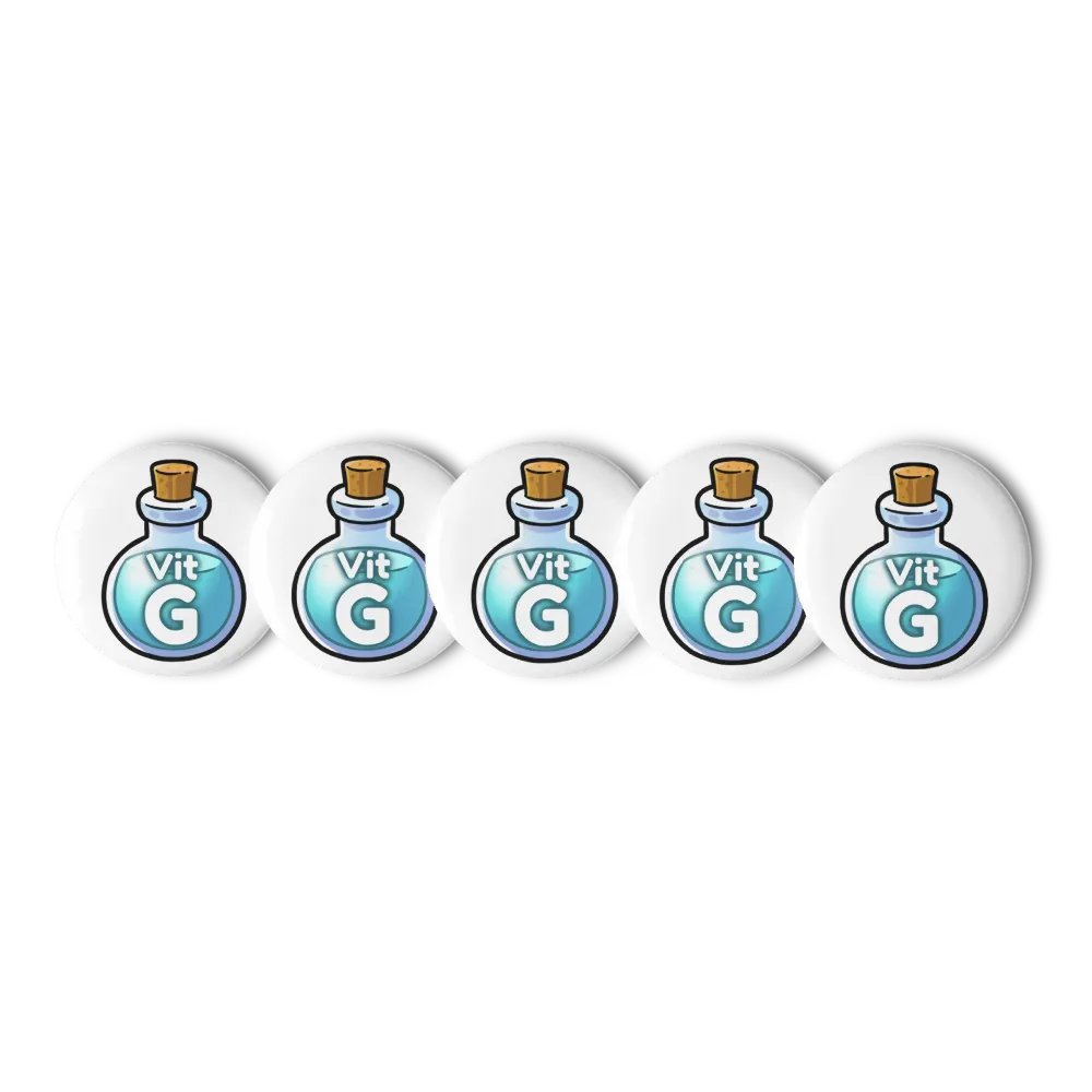 Vitamin G Pin Button Set product image (2)