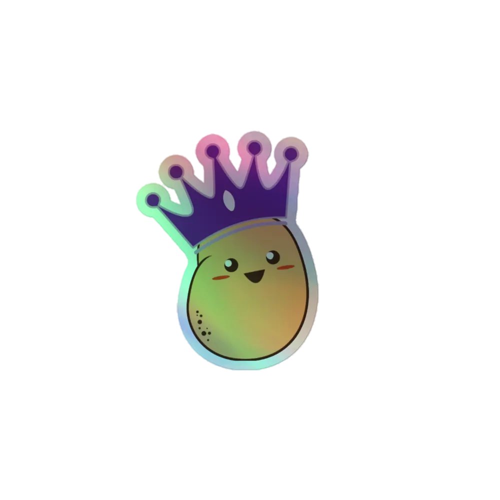Potato Queen Holographic Sticker product image (1)