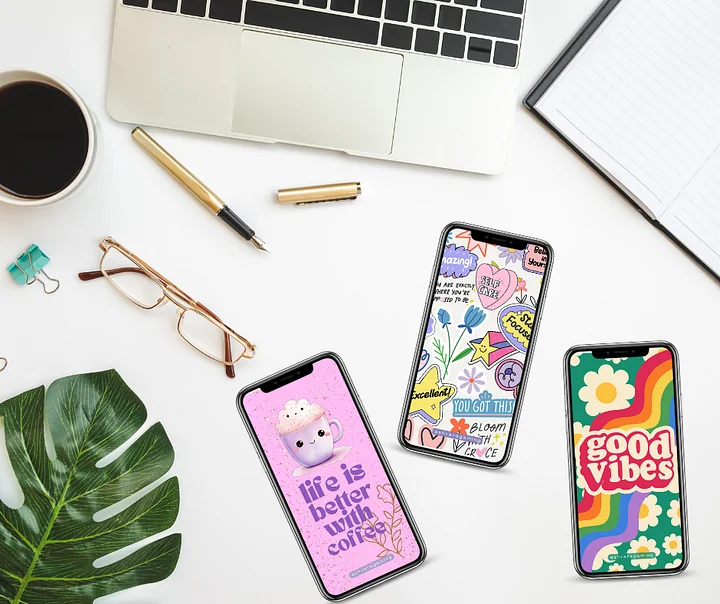 3 pack Good Vibes Phone Wallpapers product image (1)