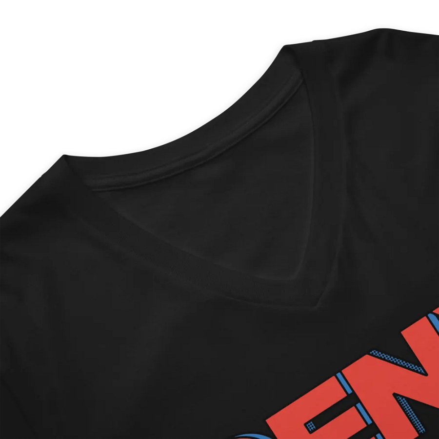 Internet Black V-Neck T-Shirt product image (3)