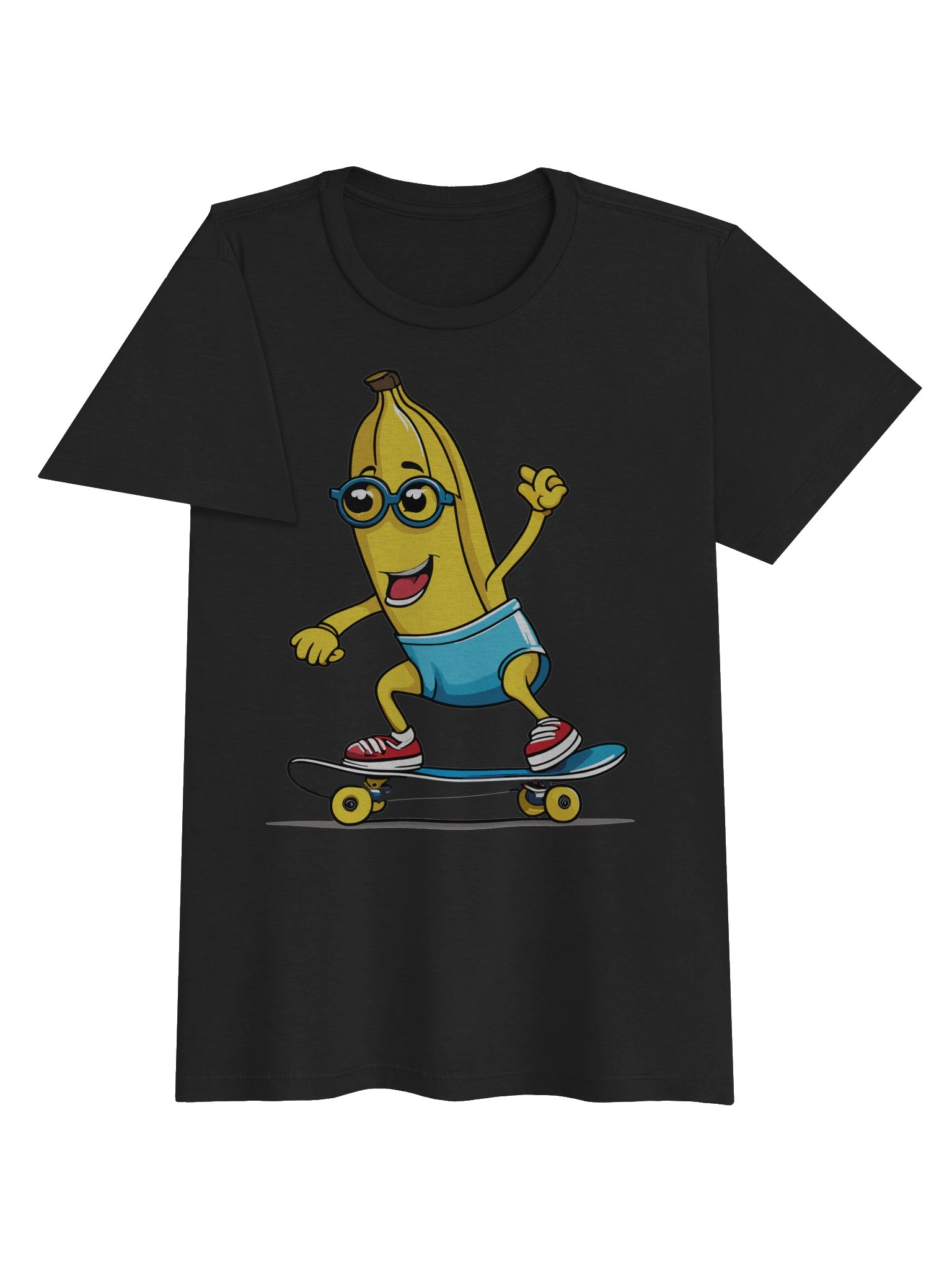 Skateboarding Banana Women's Tee product image (3)