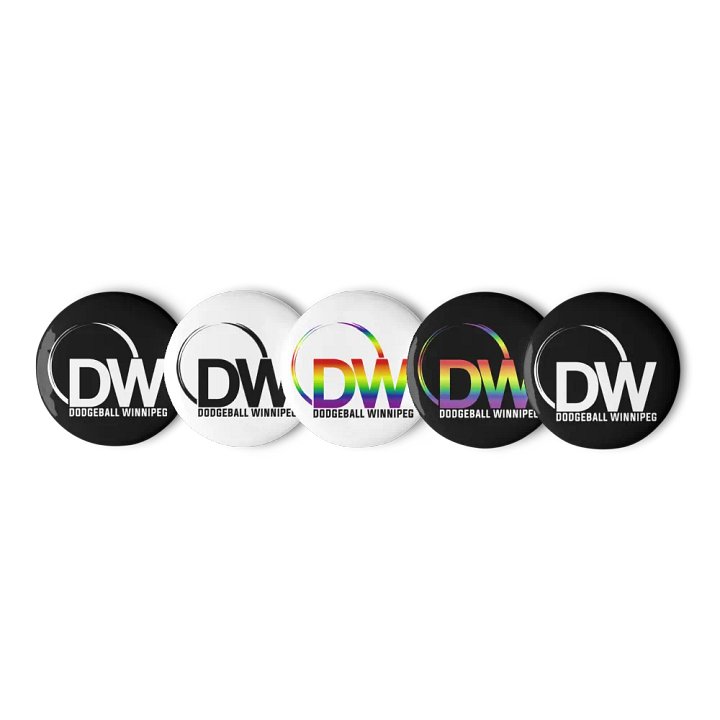 Dodgeball Winnipeg Pin Button Set product image (3)