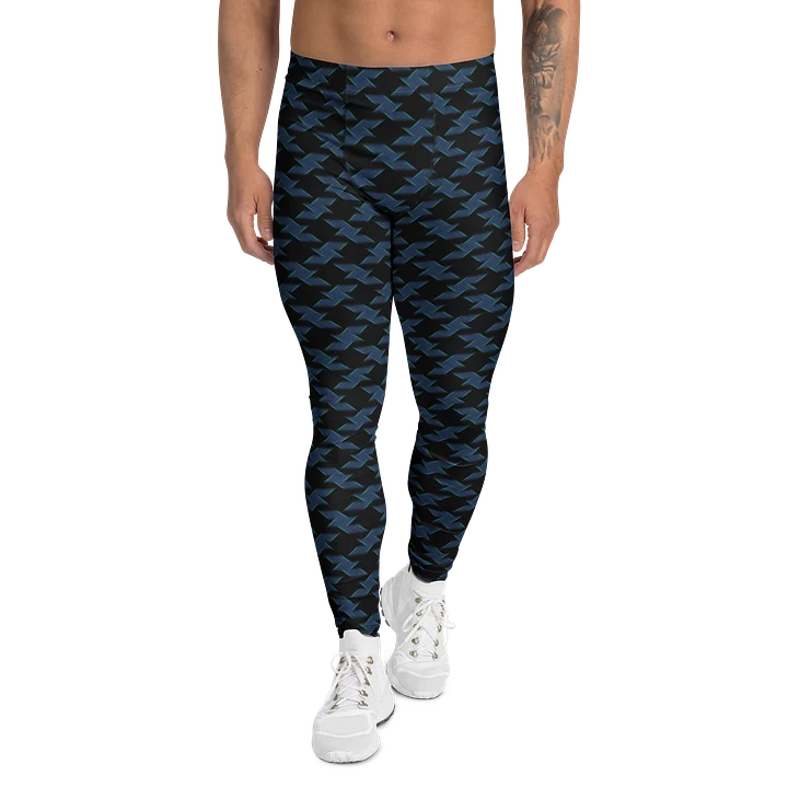 Buffalo Plaid Checkered Gingham Men's Leggings product image (1)