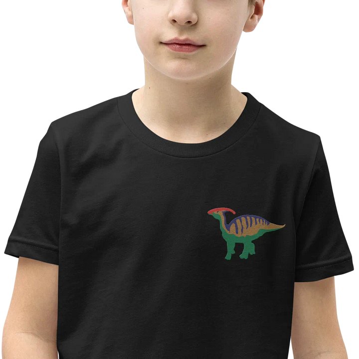 Parasaurolophus Embroidered Youth T-Shirt product image (4)