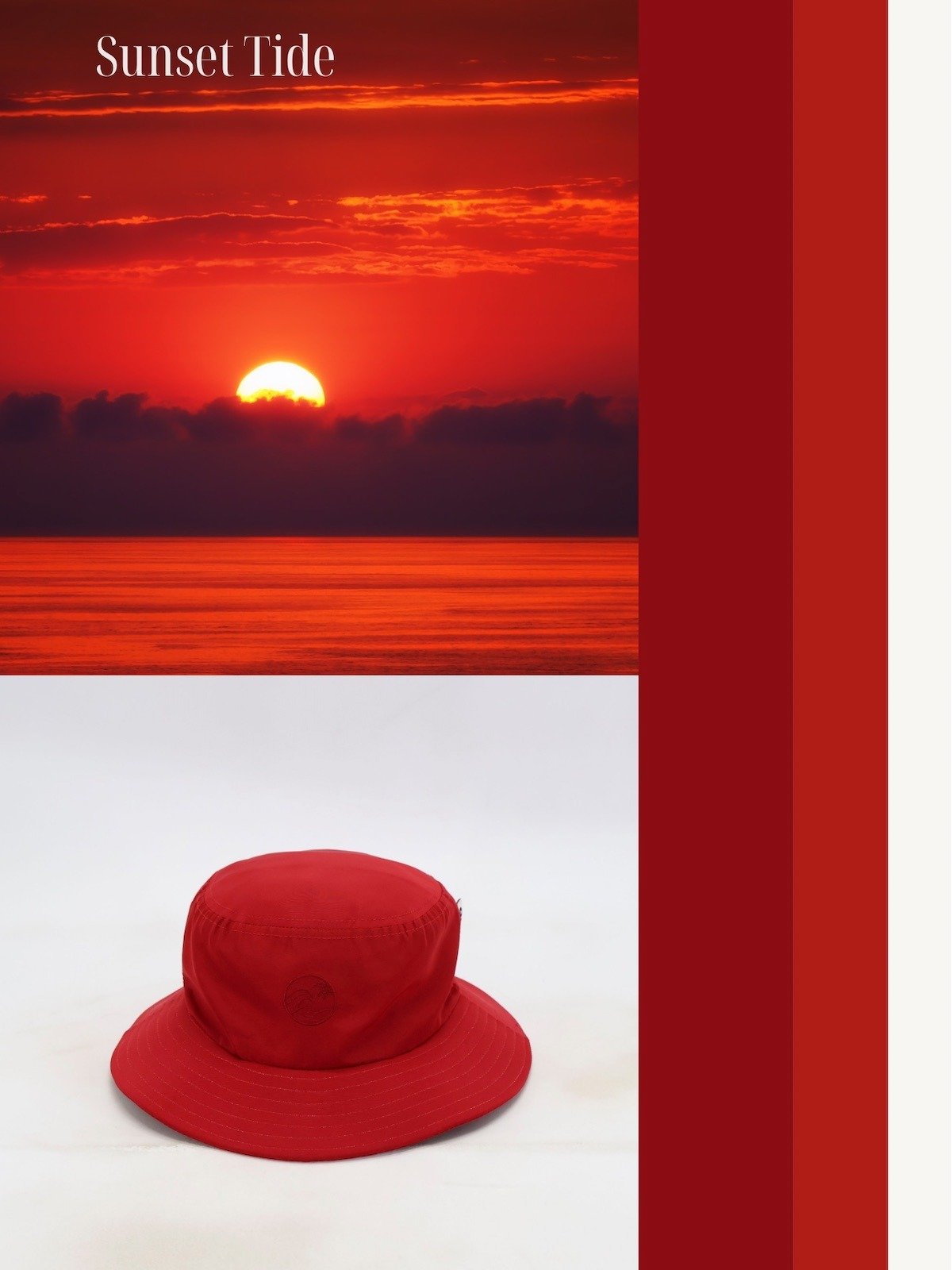 Sunset Tide Surf Hat product image (2)