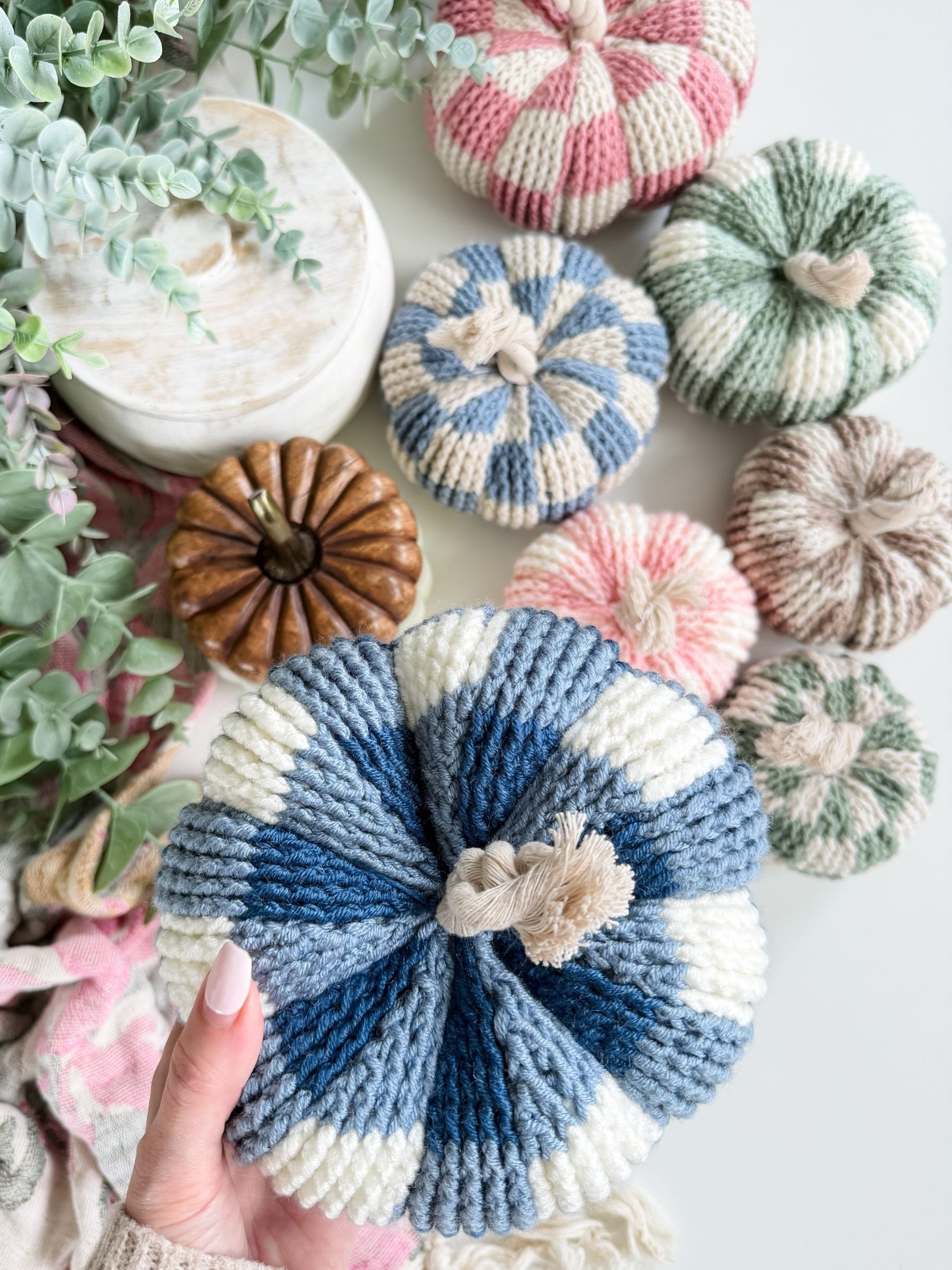 Country Gingham Pumpkin Crochet Pattern product image (9)