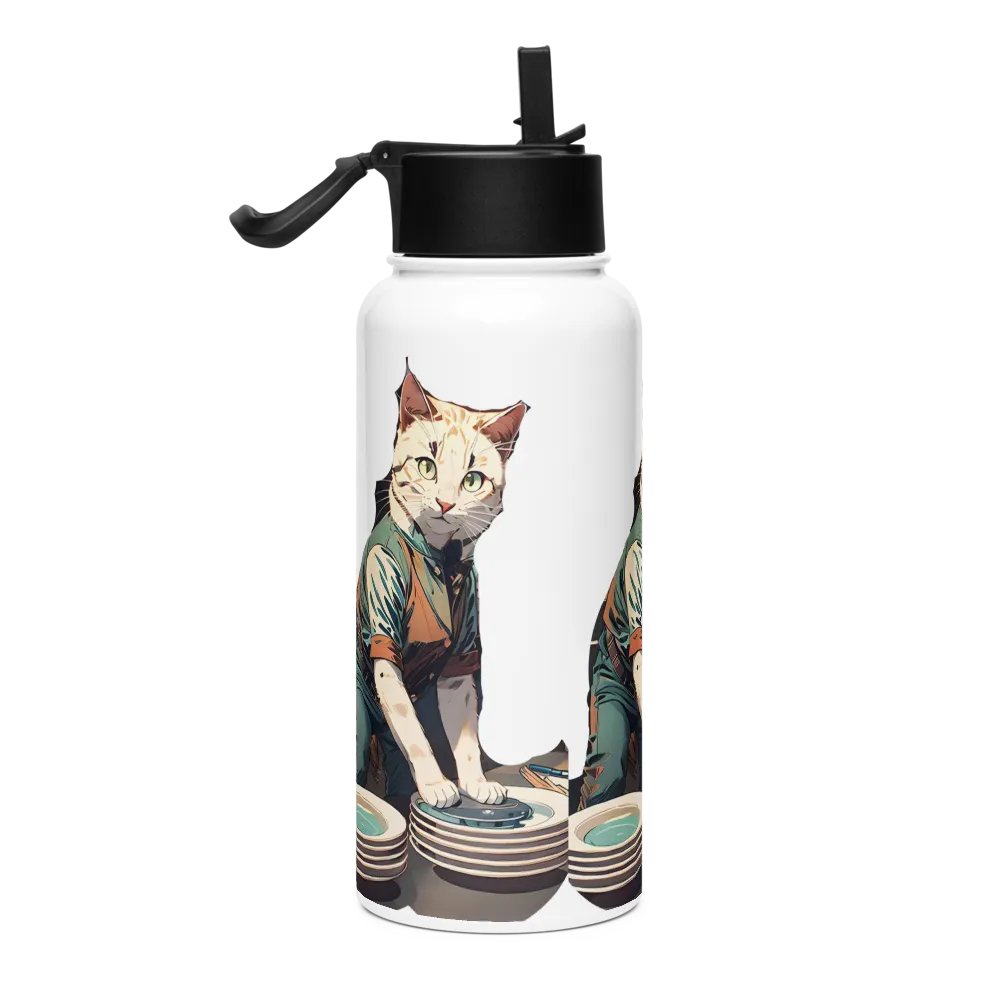 Purr-fectly Practical Stainless Steel Bottle product image (4)