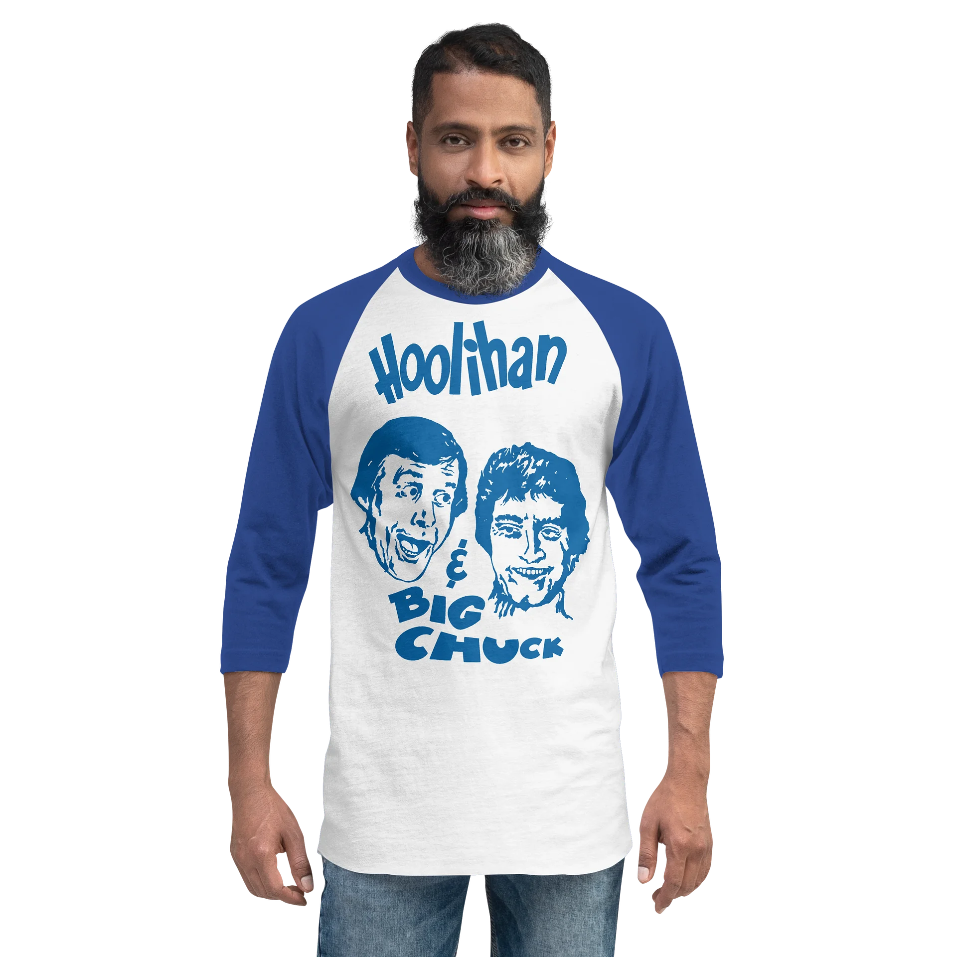 Early 70's H&BC 3/4 Sleeve T in Blue product image (2)