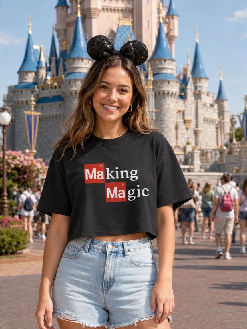 Making Magic Crop Tee – Chemistry-Inspired product image (2)